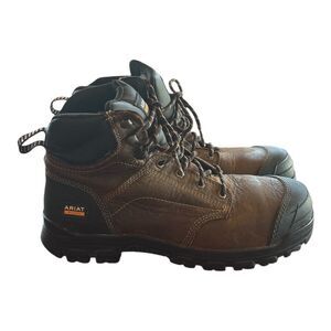 Ariat Womens Treadfast 6" Shaft Waterproof Steel Toe Work Boot 10.5B